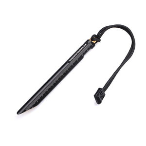 Stinger Tactical Pen, Smooth Writing Black Ballpoint Pen, Metric & Imperial Ruler, Stylish Accessory, EDC