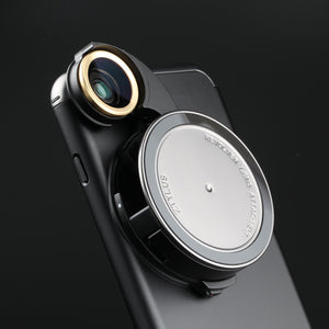 Revolver Lens Camera Kit for iPhone 7 / 8 - Gunmetal Edition