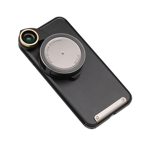 Revolver Lens Camera Kit for iPhone 7 Plus / 8 Plus - Gunmetal Edition