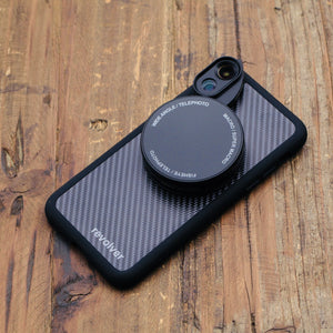 iPhone X / XS Revolver M Series Lens Kit - Carbon Fiber